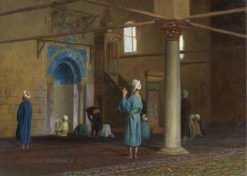 Jean Leon Gerome Priere dans la mosquee china oil painting image